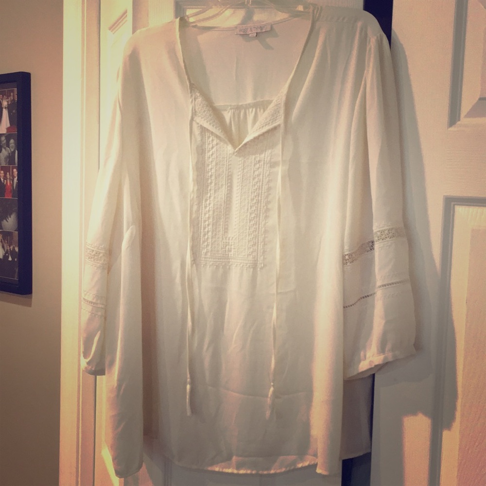 Embroidered Boho Blouse